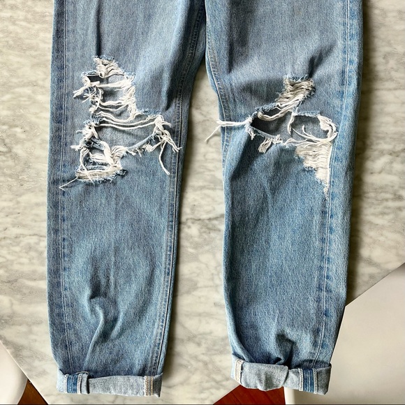 AGOLDE  90s Mid Rise Loose Fit in Fall Out - Picture 5 of 5